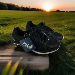 Fila Women's Running Shoes Sneaker - Black/White -‎ 5RM02088 - Size 6
